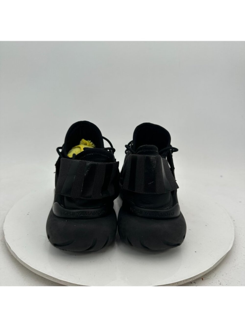 adidas Y-3 Yohji Yamamoto Qasa Elle High Women Size 6 Core Black Lace Up Shoes - Picture 5 of 11